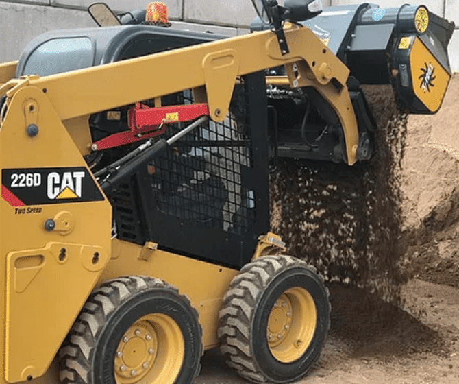 Sorteringsskovl på CAT