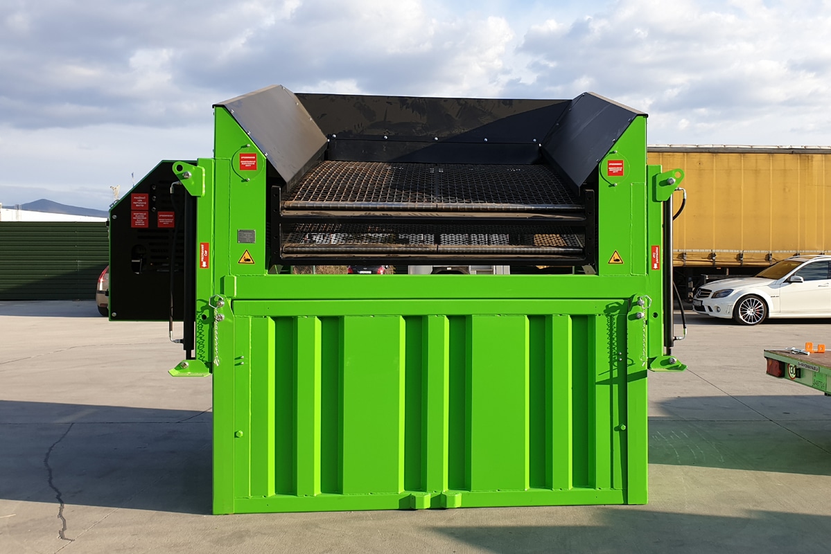 Output 37-150 tons/time
Tragt bredde 2500 mm
Sorteringsareal 3,24 m2