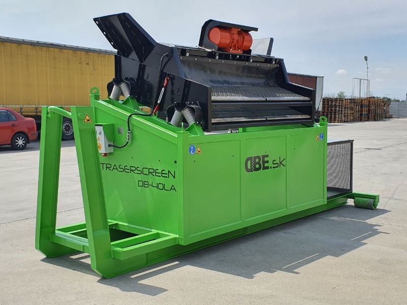 Output 18-60 tons/time
Tragt bredde 2650 mm
Sorteringsareal 3 m2